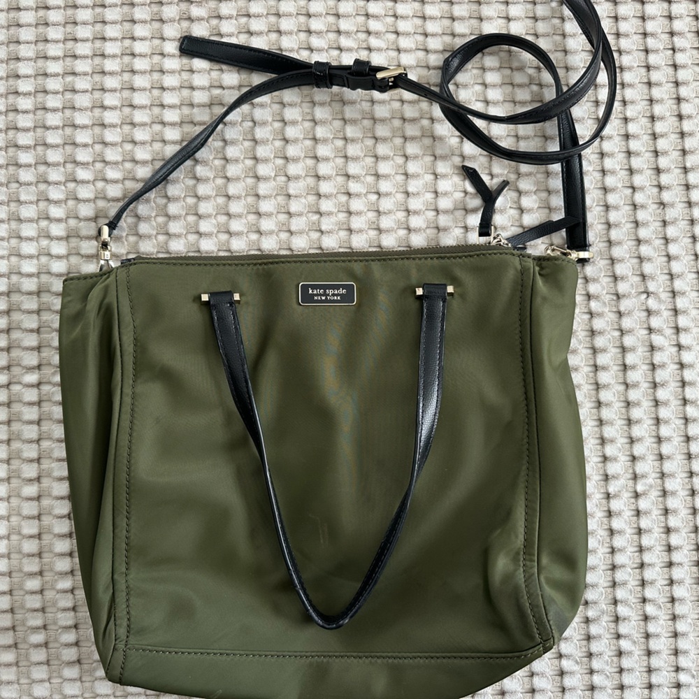 Kate Spade Olive Green Shoulder Bag
